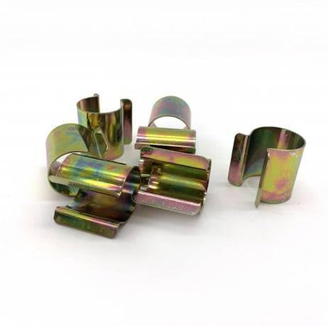 Plastidis - Lot de 25 - Clips de fixation en acier nickelé - Diamètre 40 - Imagen 1