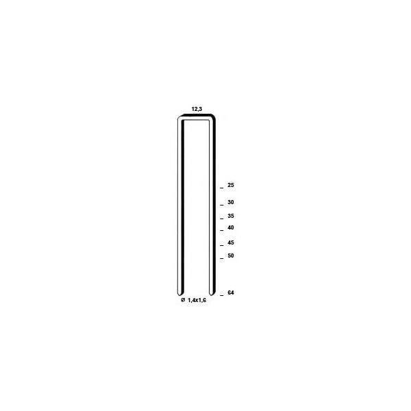 Agrafes S4/16NC BOSTITCH - L.50 mm - Boite de 10000 - 1165001Z