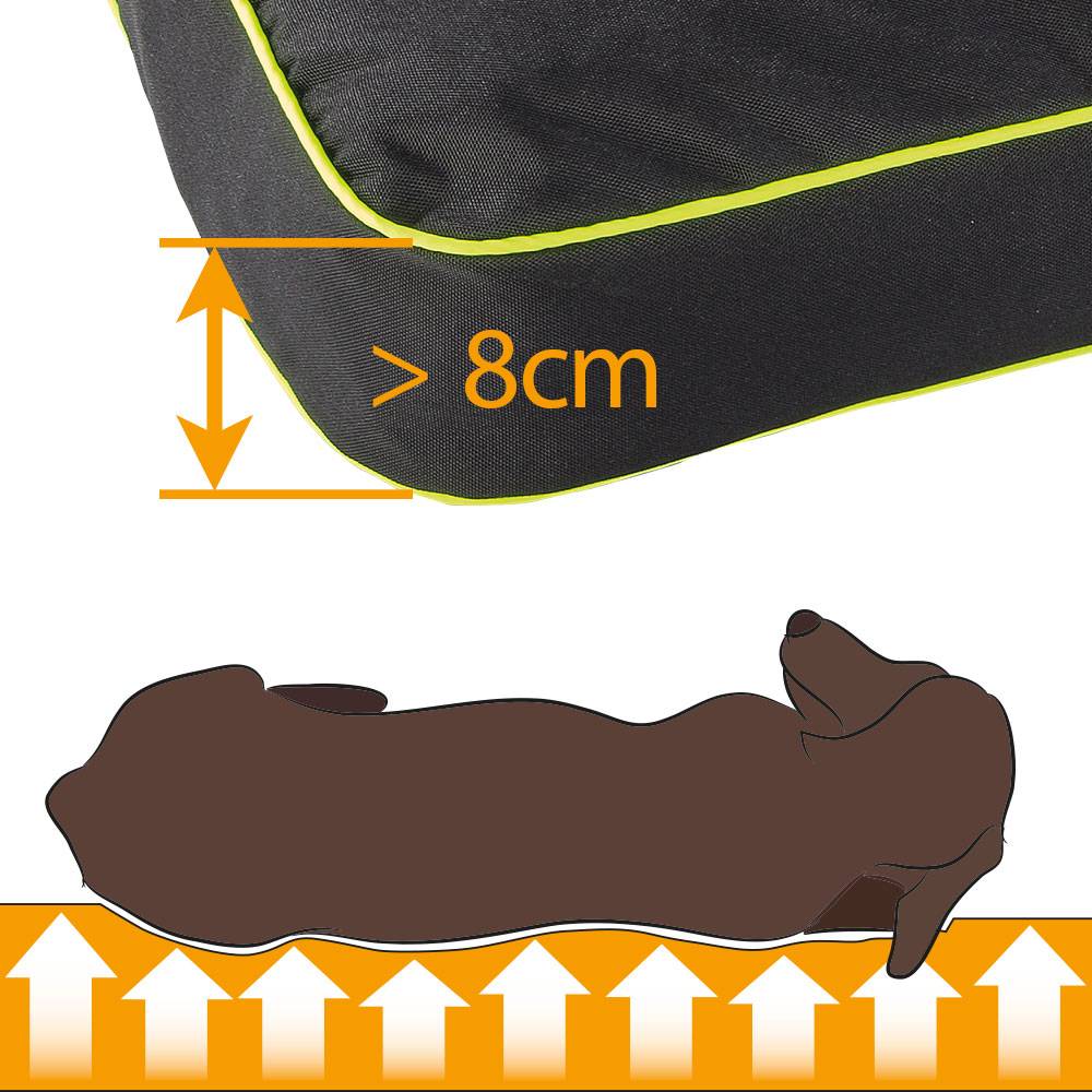 Ferplast - FERPLAST Panier Chien Chat - Coussin Orthopédique Chien - Lavable en Machine - Tapis Chien - Lit Chat Chien - Imperméable & Anti-Rayures - Rembourrage - Imagen 5