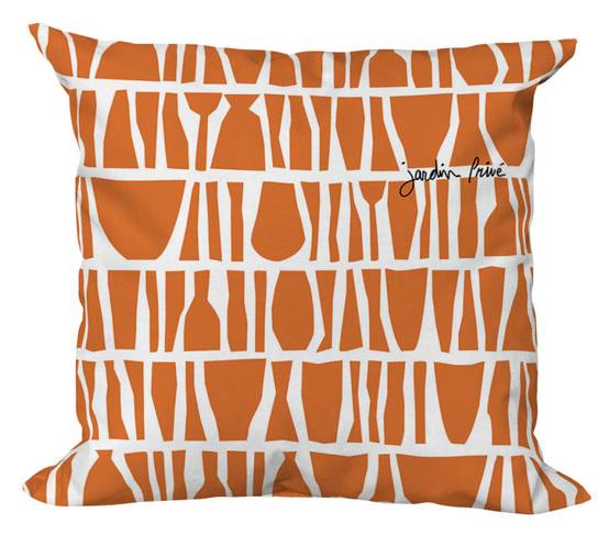 Ozalide - Lot de 2 coussins extérieur 40x40x15 ANDUZE EPICE - Image 1