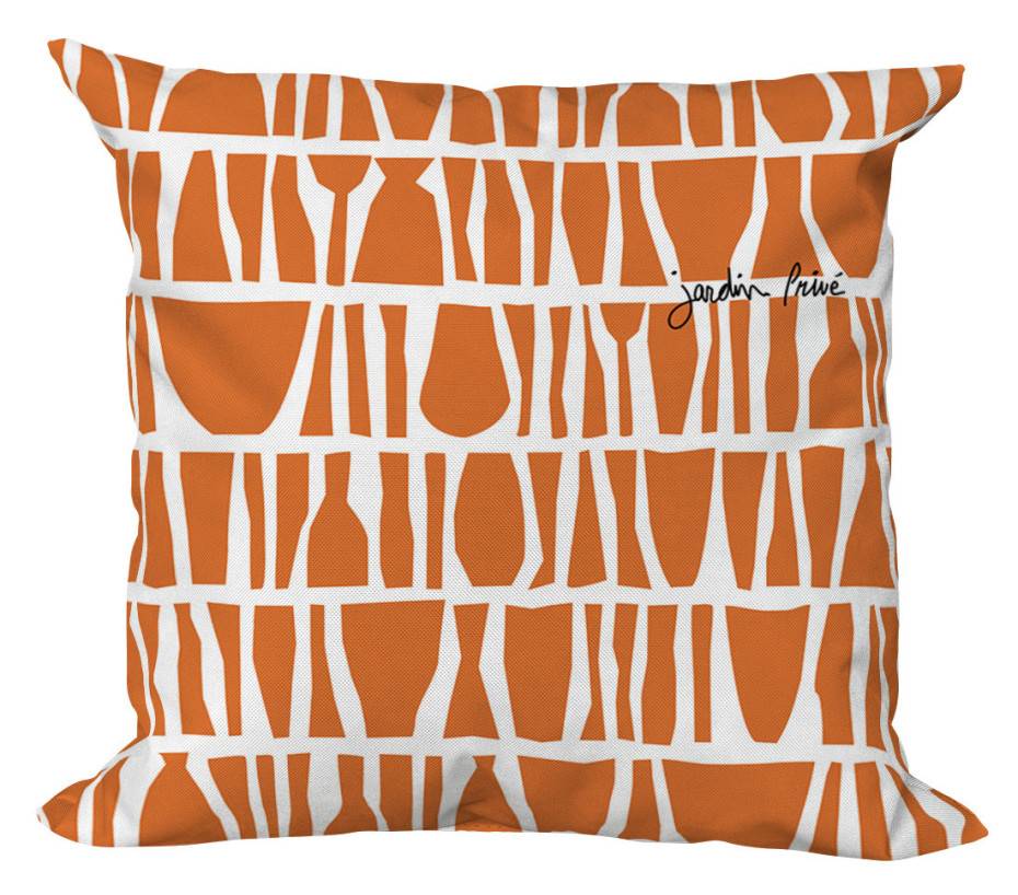 Ozalide - Lot de 2 coussins extérieur  40x40x15  ANDUZE EPICE - Imagen 1
