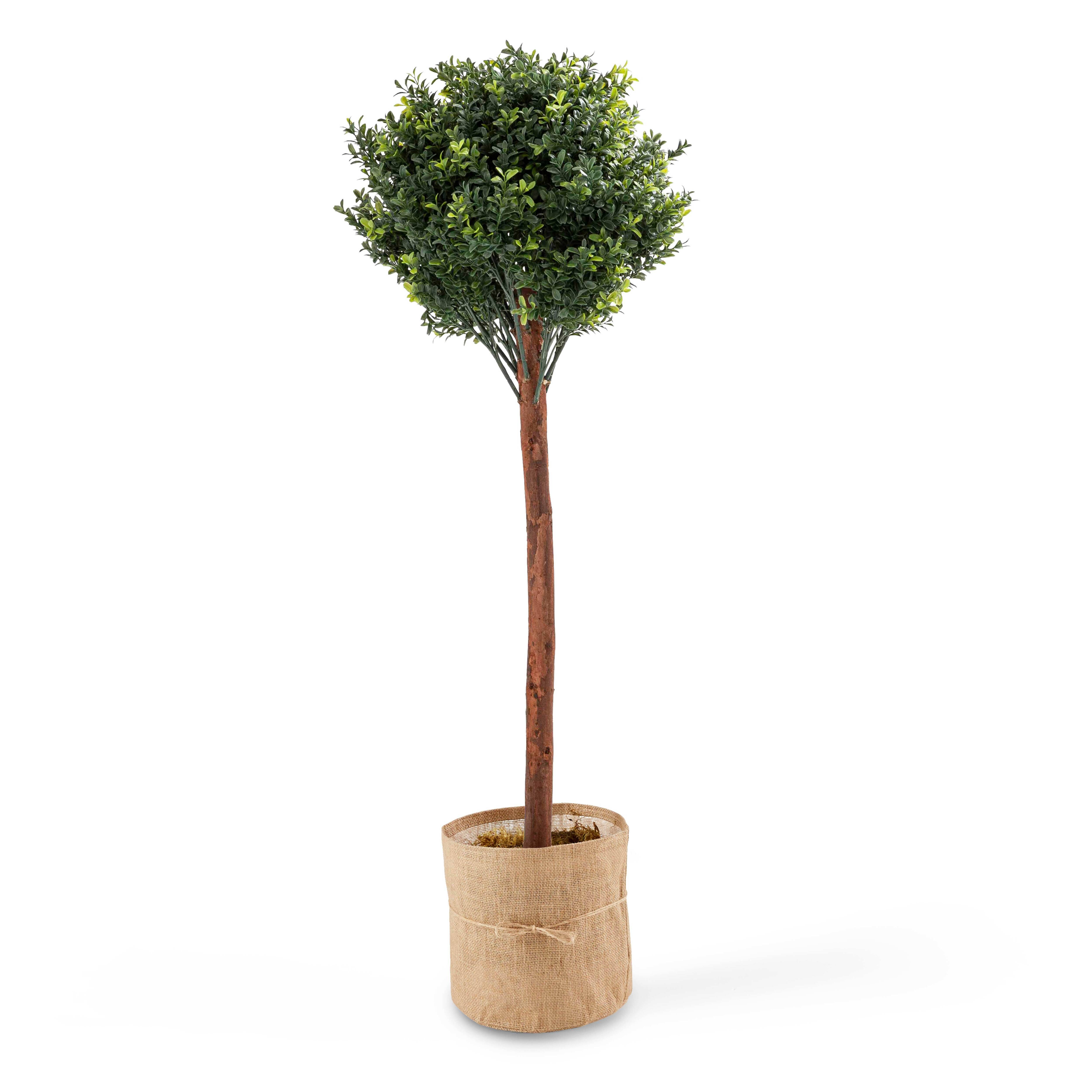 Oviala - Plante artificielle avec pot polyèthylène vert - Oviala - Imagen 1