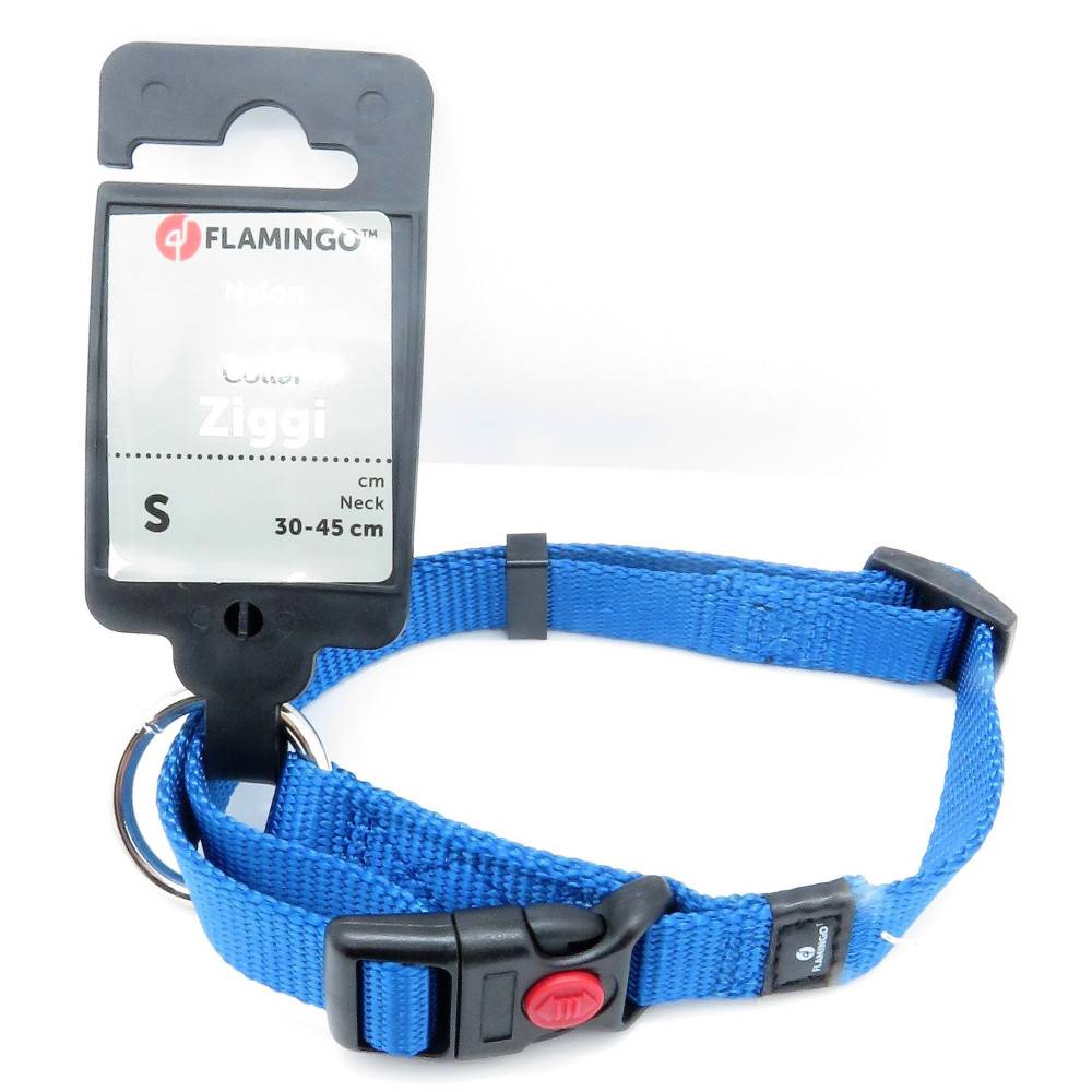 Collier Ziggi bleu 30 -45 cm 15 mm taille S pour chien - Image 2