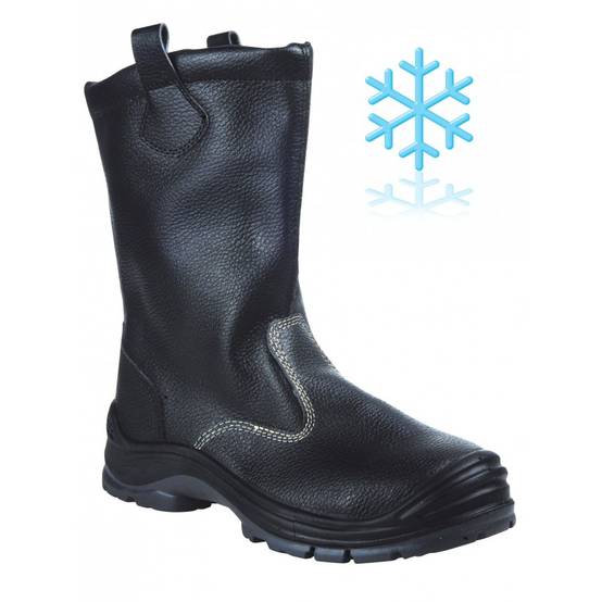 Botte fourrée SINGER Cuir noir S3 SRC - Taille 45 - BREME - Image 1
