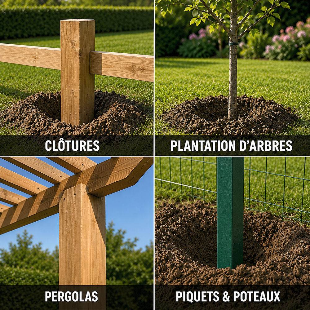 Gt Garden - Mèche Ø 150 mm pour tarière thermique - GT GARDEN - Imagen 4
