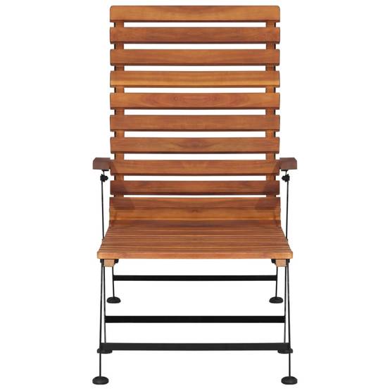 Vidaxl - Chaise de terrasse d'extérieur Bois d'acacia solide vidaXL 44390 - Imagen 2