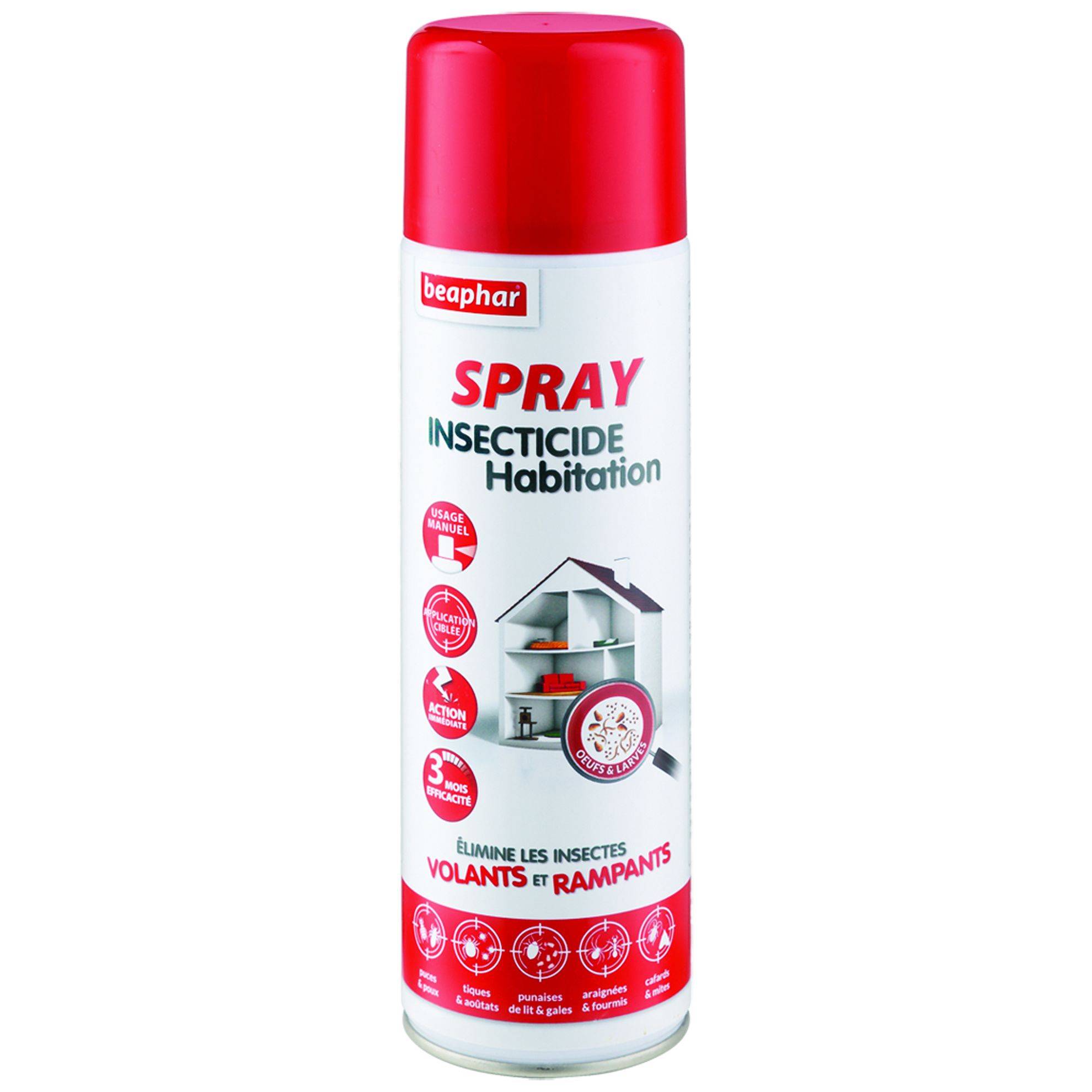 Spray insecticide habitation Beaphar : 500 ml BEAPHAR