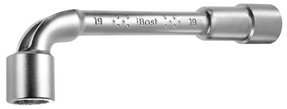 Clé à pipe BOST débouché Ø16 mm - 6 et 12 pans - 693301