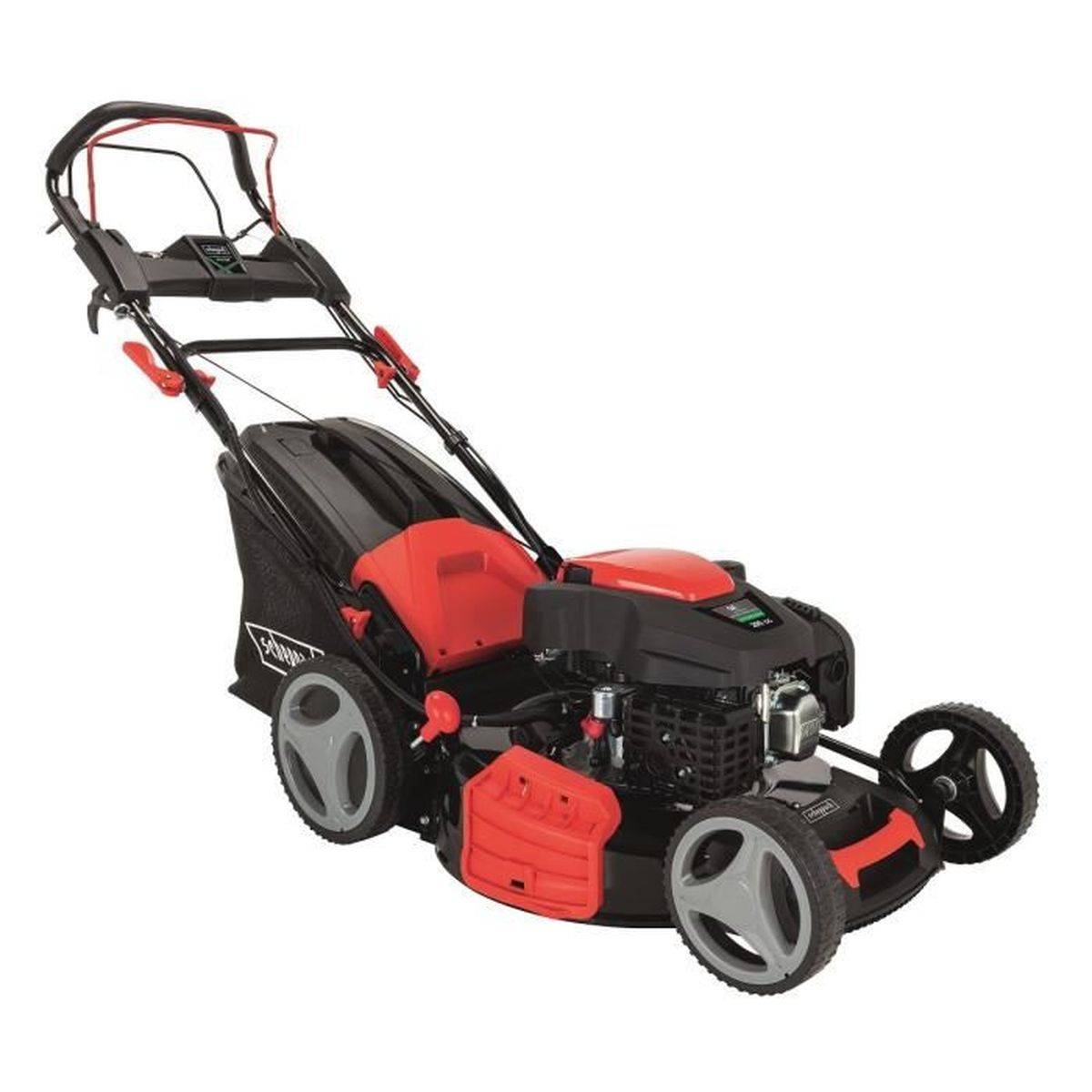 Scheppach - Tondeuse thermique auto-tractée 4 en 1 53 cm MS225-53BRE avec démarrage électrique - Scheppach