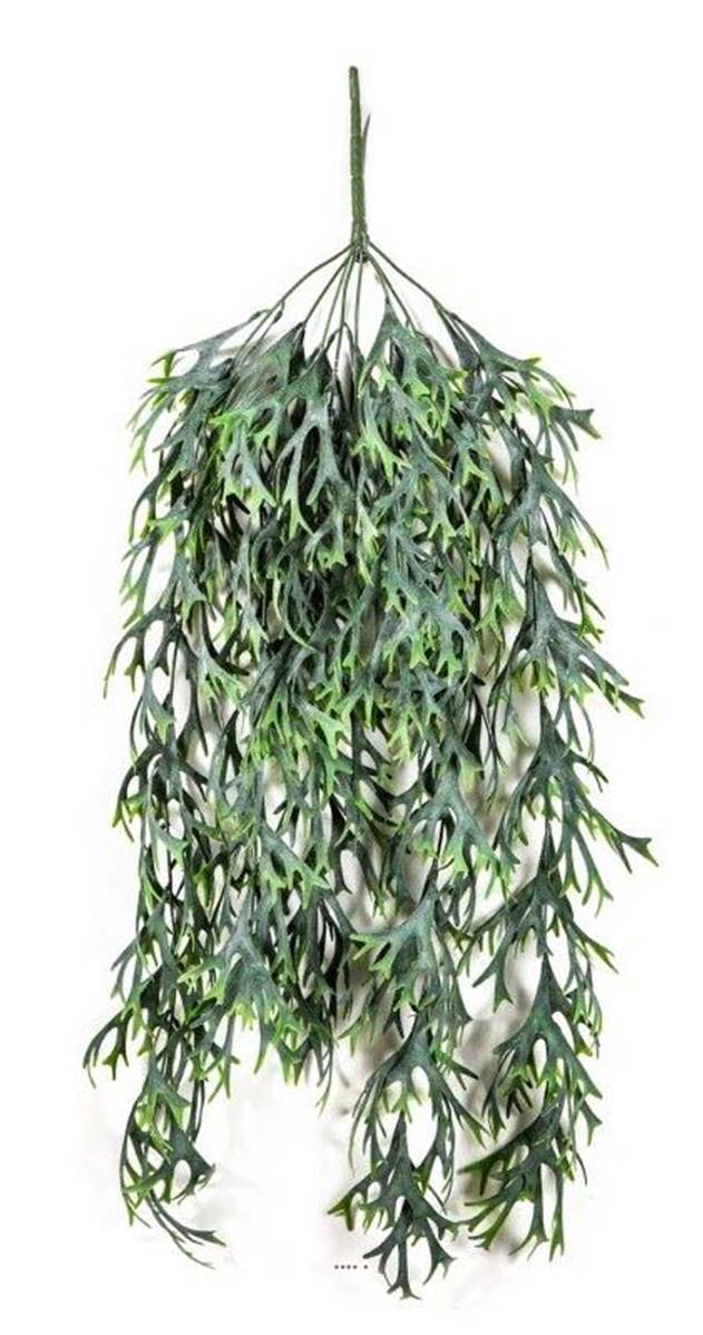 Chute de staghorn artificiel L 80 cm vert - Image 1