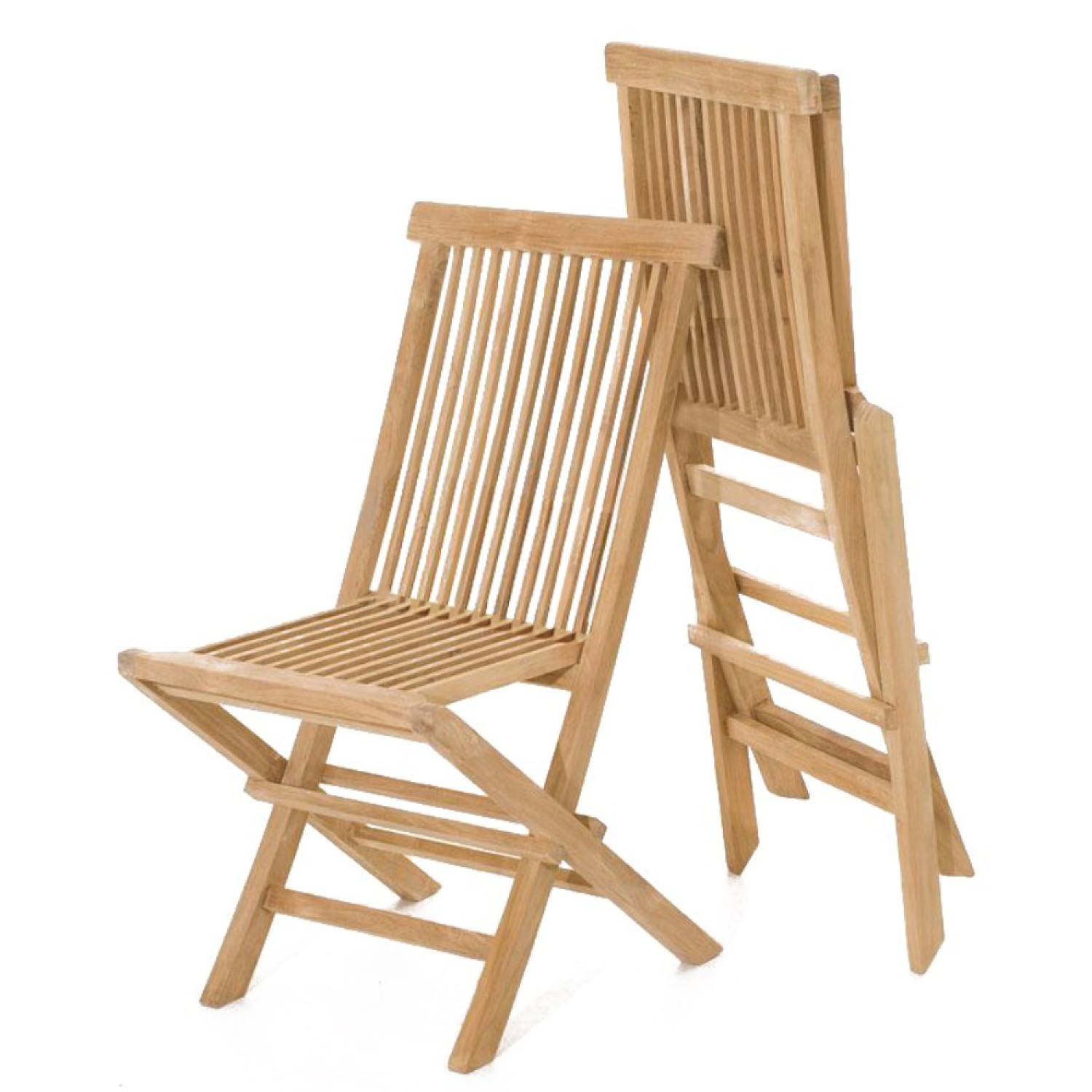 Salon de jardin en teck massif 8-10 personnes rectangulaire 8 chaises KAJANG - Image 7