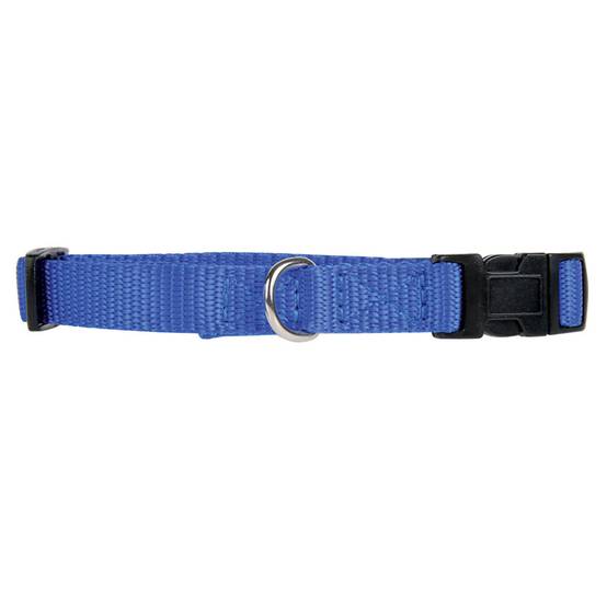 Zolux - collier nylon 30 - 40 cm x 15 mm Bleu. pour chien. - Image 2