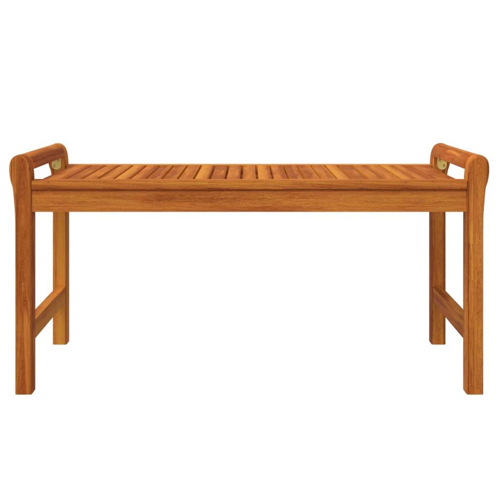 Helloshop26 - Salon de jardin meuble d'extérieur ensemble de mobilier 3 pièces avec coussins bois massif d'acacia - Imagen 3