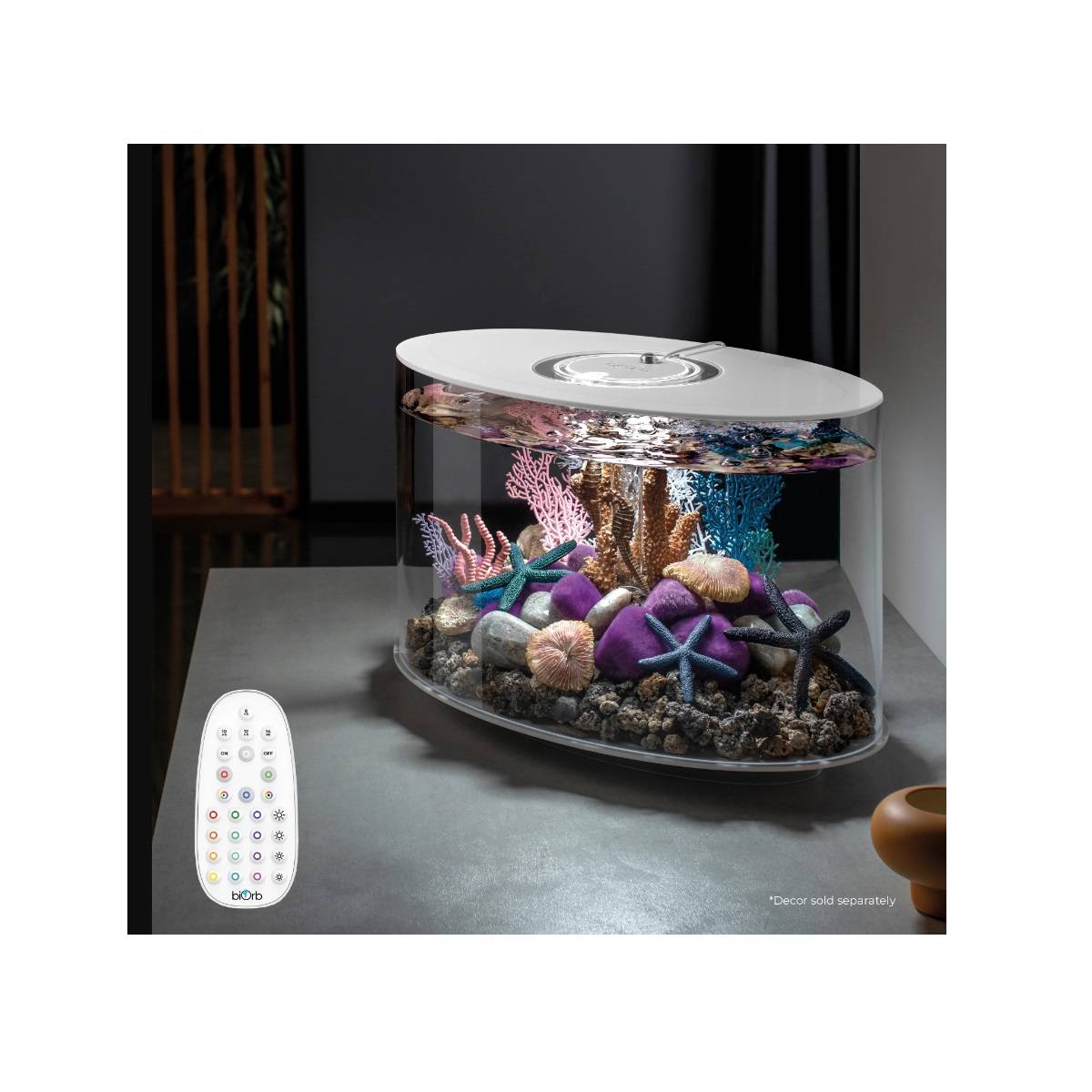 Oase - Aquarium long 15l contours blanc LOOP 15 MCR WHITE Oase - Imagen 2