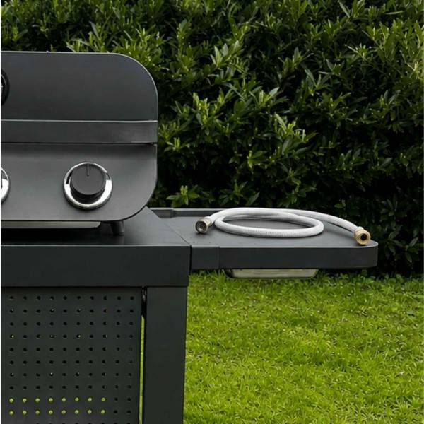 Cook in Garden - Tuyau de gaz en caoutchouc 1,25 m compatible butane et propane Cook’in Garden - Imagen 3