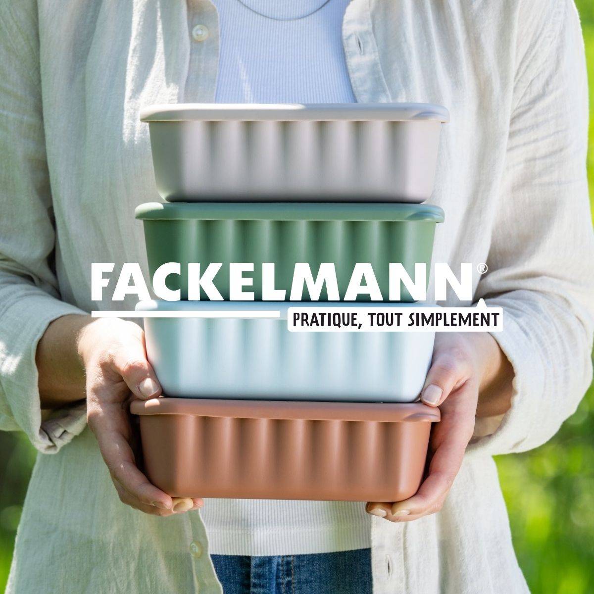 Lot de 2 lunch box 1L avec 2 ustensiles de cuisine Fackelmann Storage - Image 8
