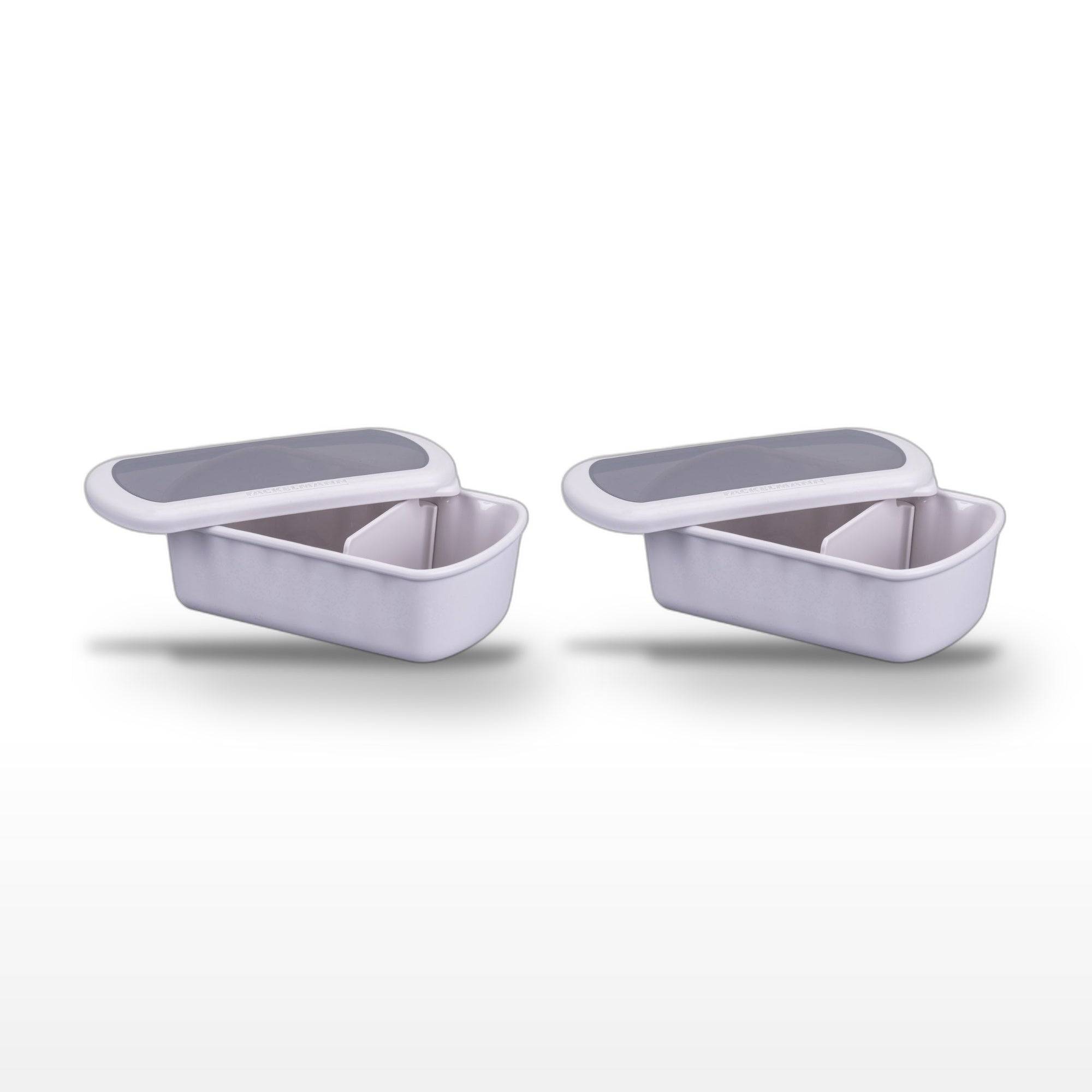 Lot de 2 lunch box 1L avec 2 ustensiles de cuisine Fackelmann Storage - Image 1
