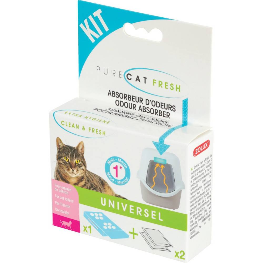 animallparadise - Filtre Anti-odeurs pour maison de toilette de chat - Imagen 2