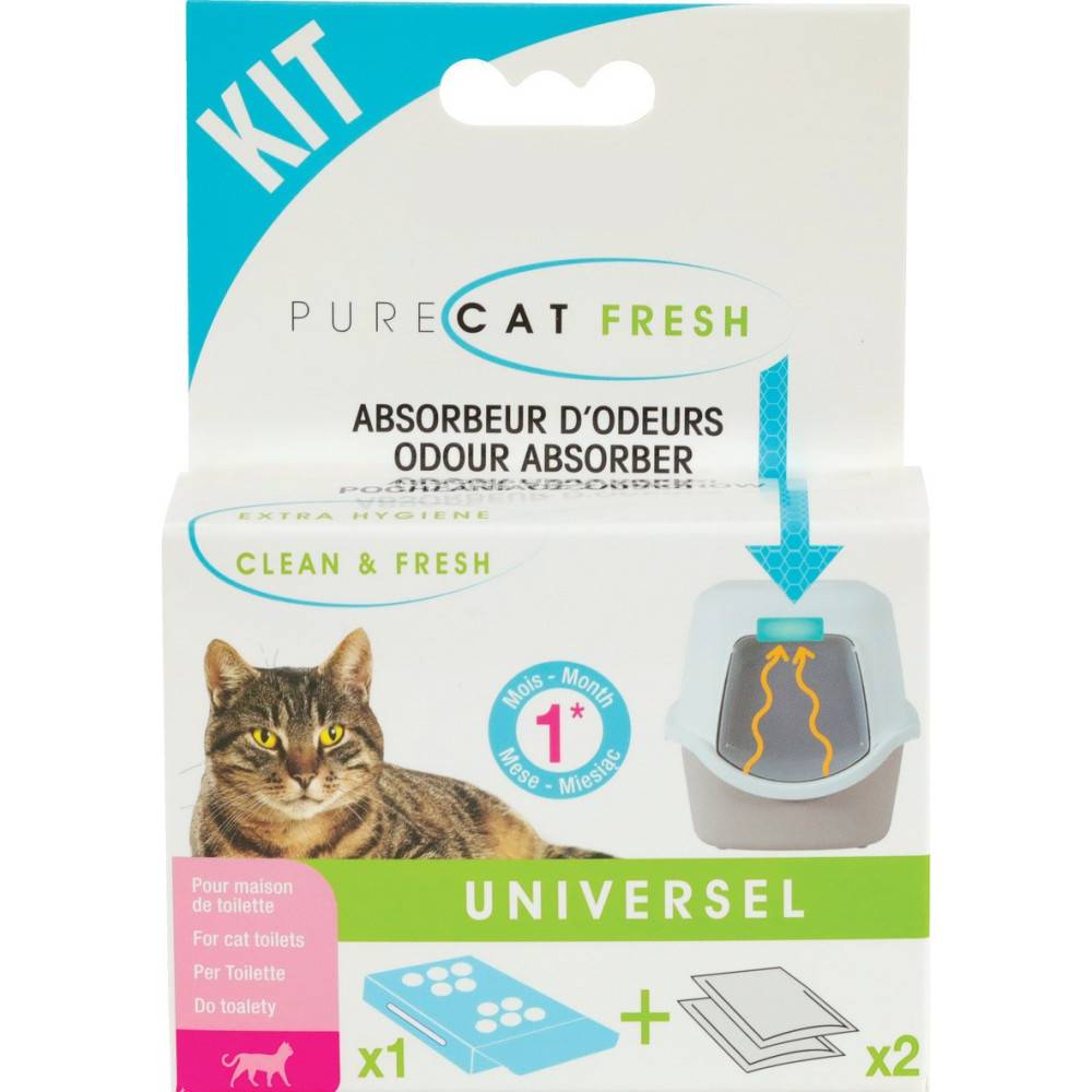animallparadise - Filtre Anti-odeurs pour maison de toilette de chat - Imagen 1