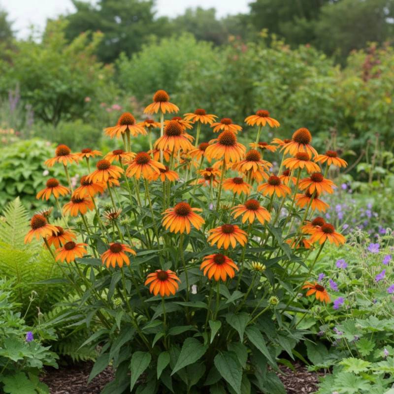 Échinacée Tangerine Dream® à fleurs Orange/ - feuillage Caduc - Godet - 5/20 cm