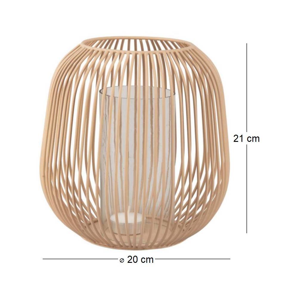 Pt Living - Lanterne en métal filaire Illuminate 20 x 21 cm Pt' - Imagen 4