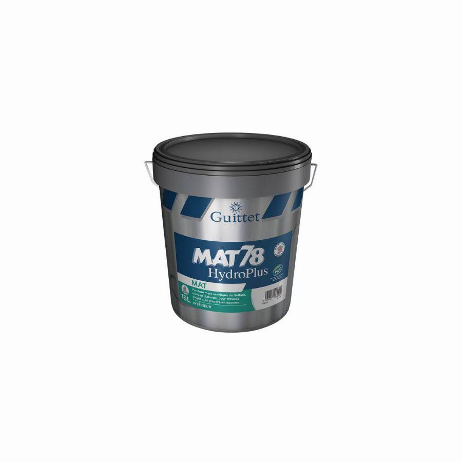 Peinture Mat 78 Hydroplus GUITTET Blanc 15L - 55850