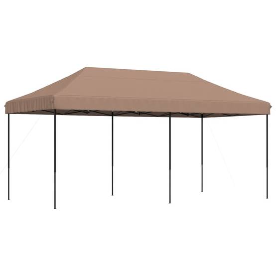 Barnum Professionnel Pliable 6x3 m Acier Tente de Marché Robuste Marron – ComfortXL Outdoor Living - Image 2