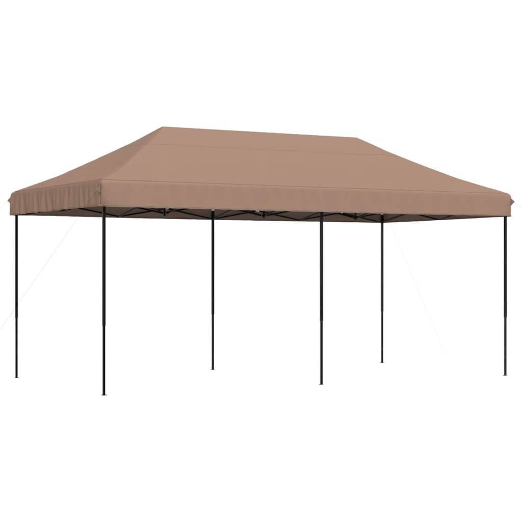 Barnum Professionnel Pliable 6x3 m Acier Tente de Marché Robuste Marron – ComfortXL Outdoor Living - Image 2