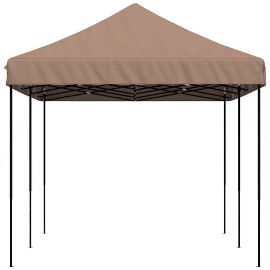 Barnum Professionnel Pliable 6x3 m Acier Tente de Marché Robuste Marron – ComfortXL Outdoor Living - Image 4
