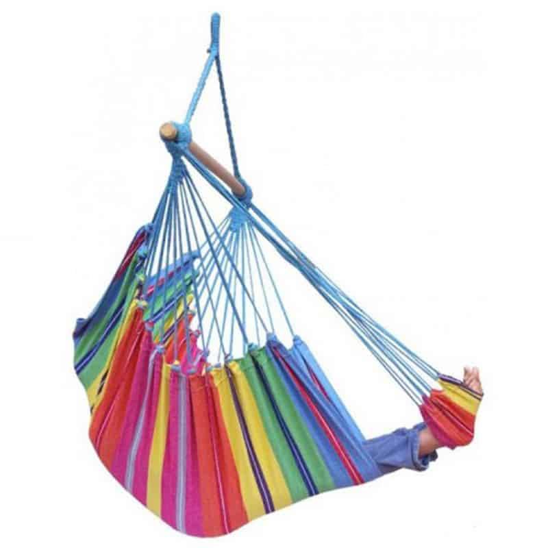 Hamac Detente - Chaise Hamac Géante Arc en Ciel - Hamac Detente - Imagen 1