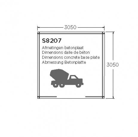 Abri de jardin NANCY en bois 7,78 m², Toiture Shingle vert - Imagen 5