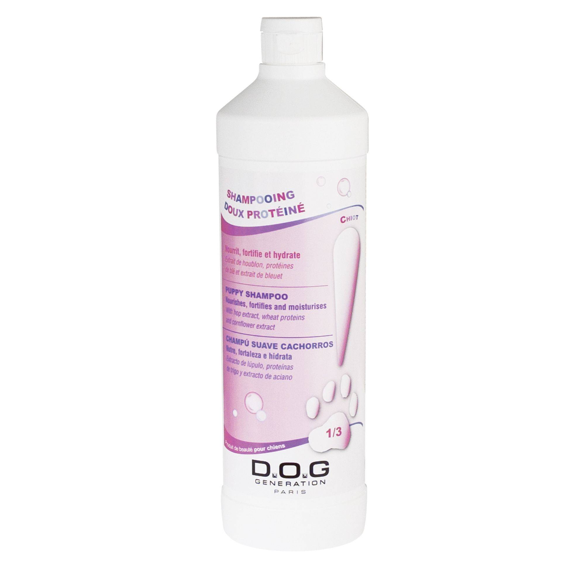 Shampooing doux protéiné chiot Dog Génération : 1 litre DOG GENERATION
