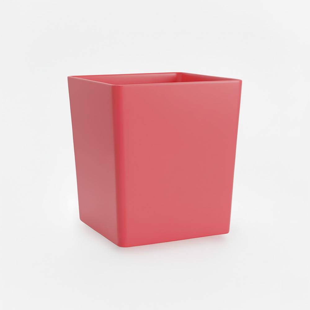 Pot de fleurs carré cubio h 50 cm-plast'up rotomoulage - Imagen 1