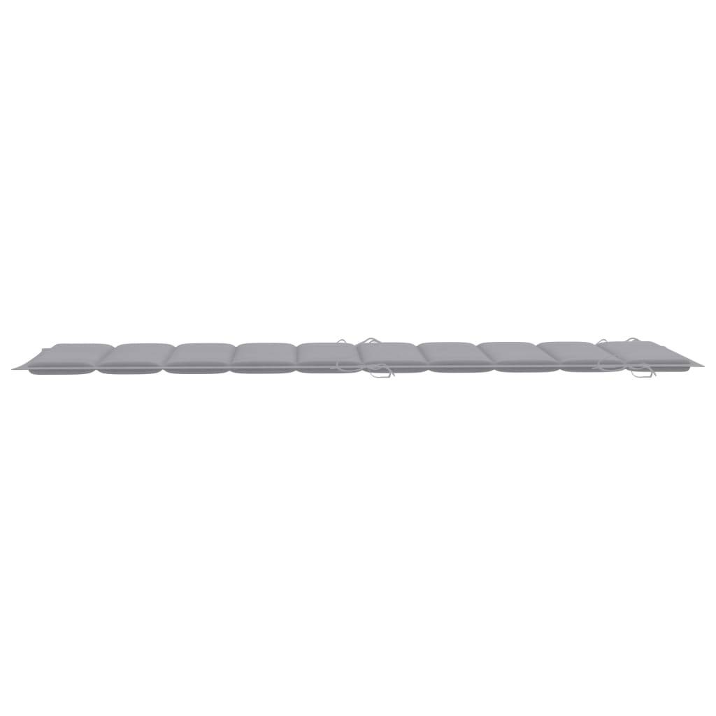 Helloshop26 - Lot de 2 transats chaise longue bain de soleil lit de jardin terrasse meuble d'extérieur avec coussins bois d'acacia solide - Imagen 7
