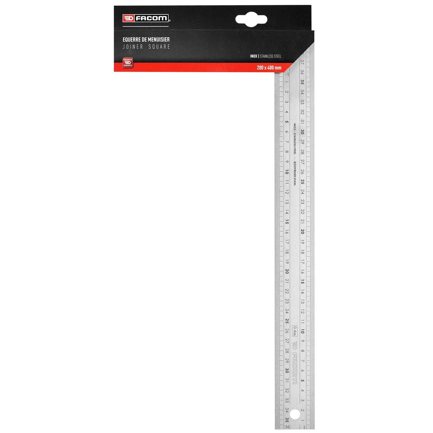 Facom - Équerre de Menuisier INOX 400 mm FACOM 1223.04PB - Imagen 2