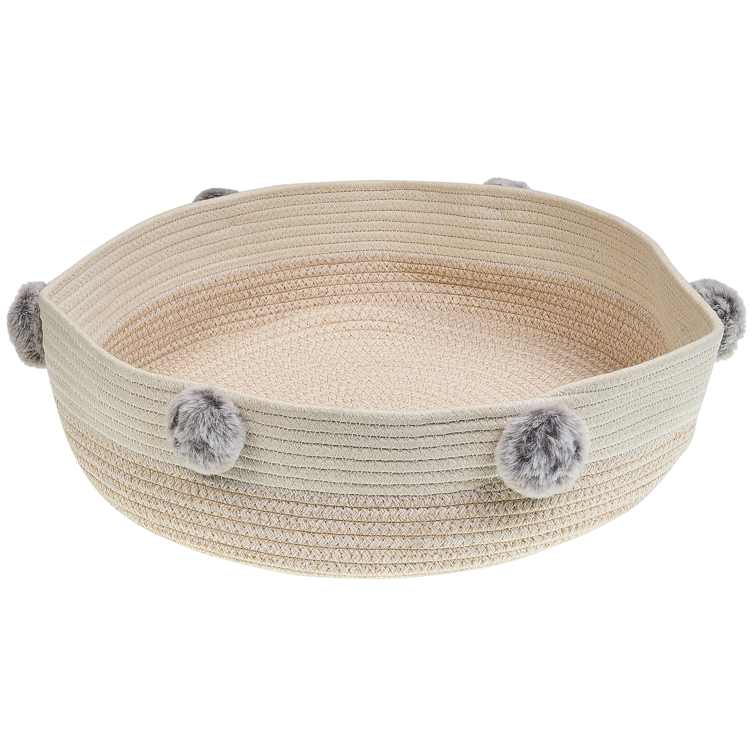 Beliani - Lit pour animal Coton Beige clair ORTACA - 44x44x10- Beliani - Image 4
