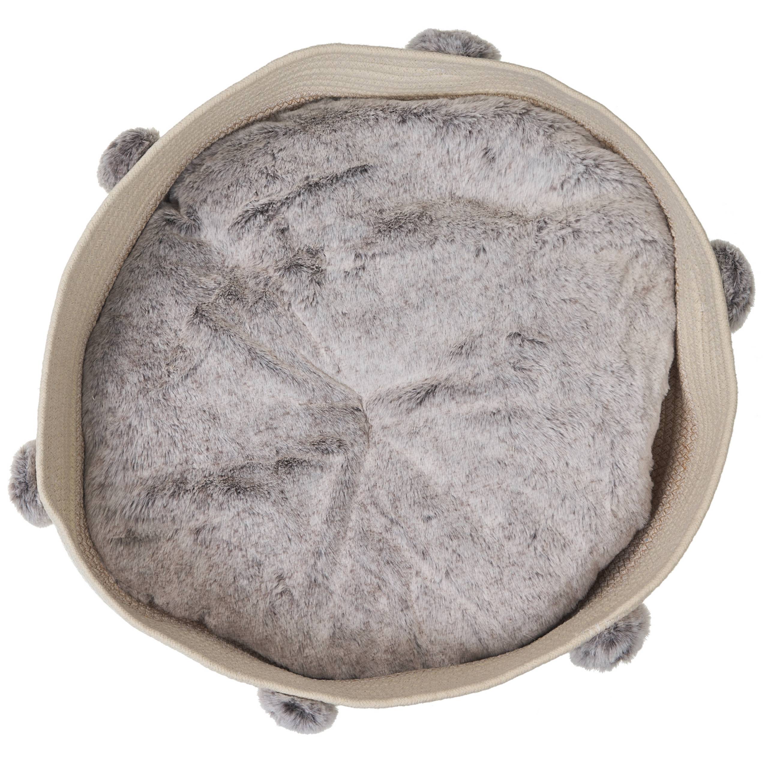 Beliani - Lit pour animal Coton Beige clair ORTACA - 44x44x10- Beliani - Image 5