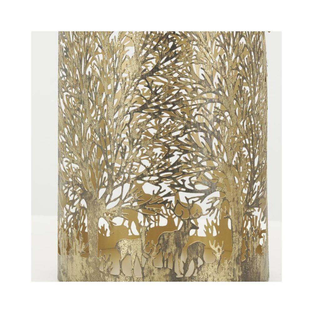 Aubry Gaspard - Lanternes en métal doré Cerf (lot de 3) - Imagen 3