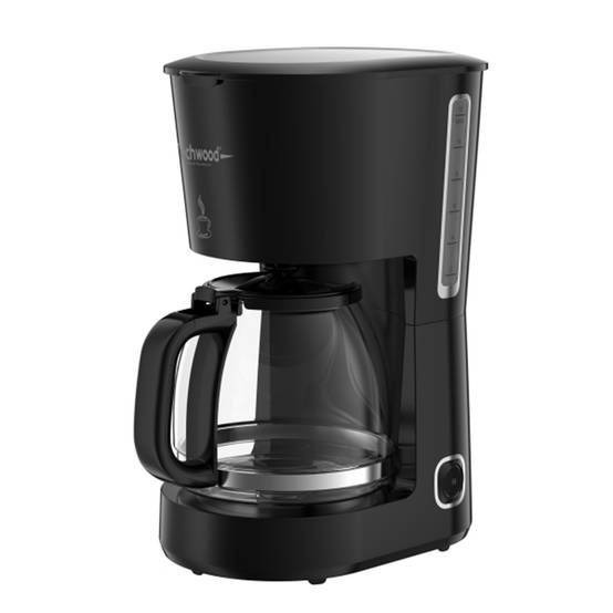 Techwood TCA-158BC - Cafetière 12 - 15 Tasses - Indicateur du niveau d'eau - Verseuse en verre - 750W - Filtre permanent lavable - Image 1