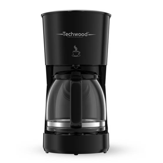 Techwood TCA-158BC - Cafetière 12 - 15 Tasses - Indicateur du niveau d'eau - Verseuse en verre - 750W - Filtre permanent lavable - Image 3