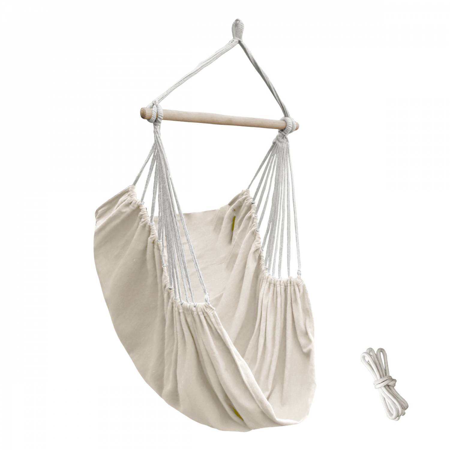 Linxor - Chaise hamac suspendue avec système d'attache - Beige - Linxor - Imagen 1