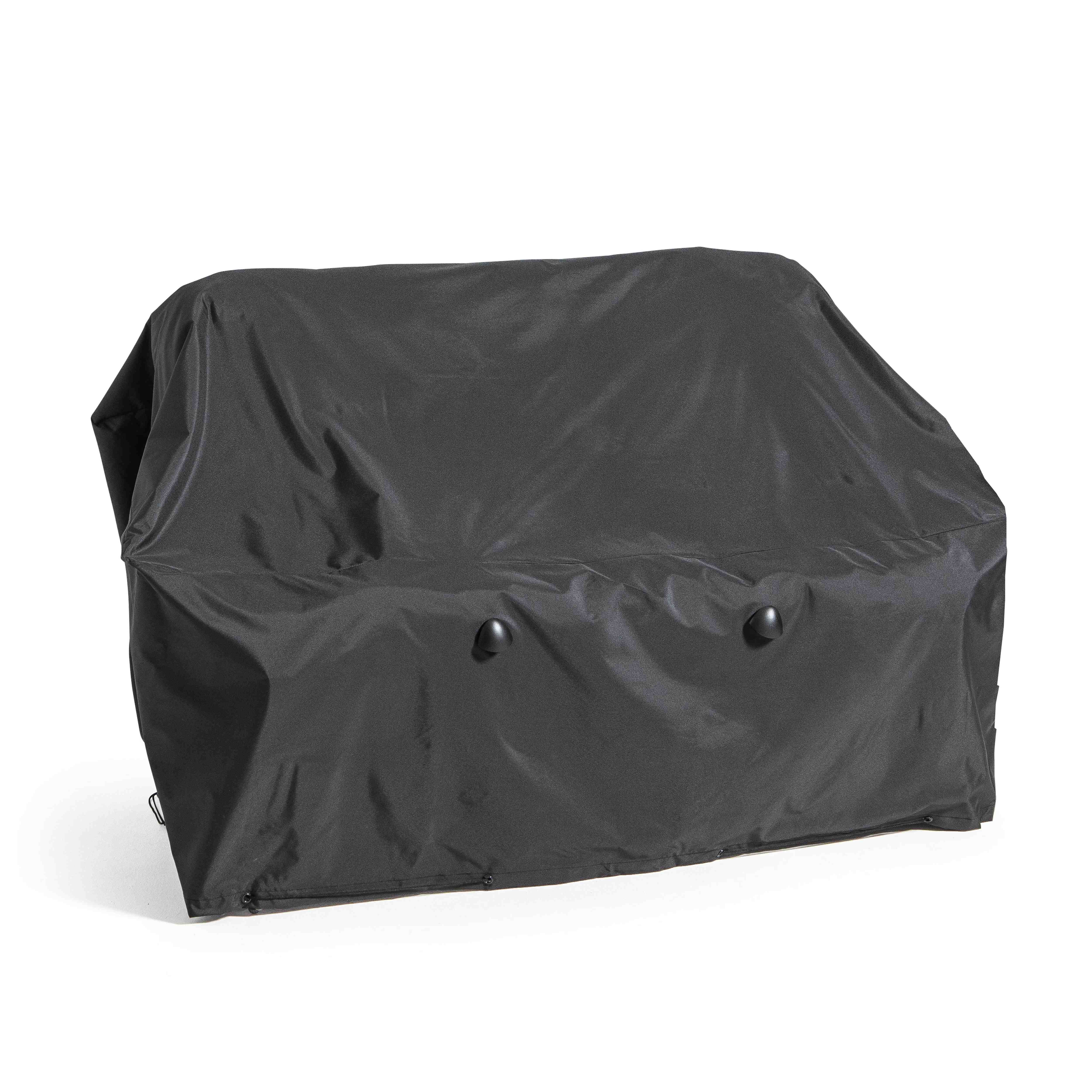 Oviala - Housse de canapé extérieur 2 personnes polyester noire Cov'Up - Oviala - Imagen 1