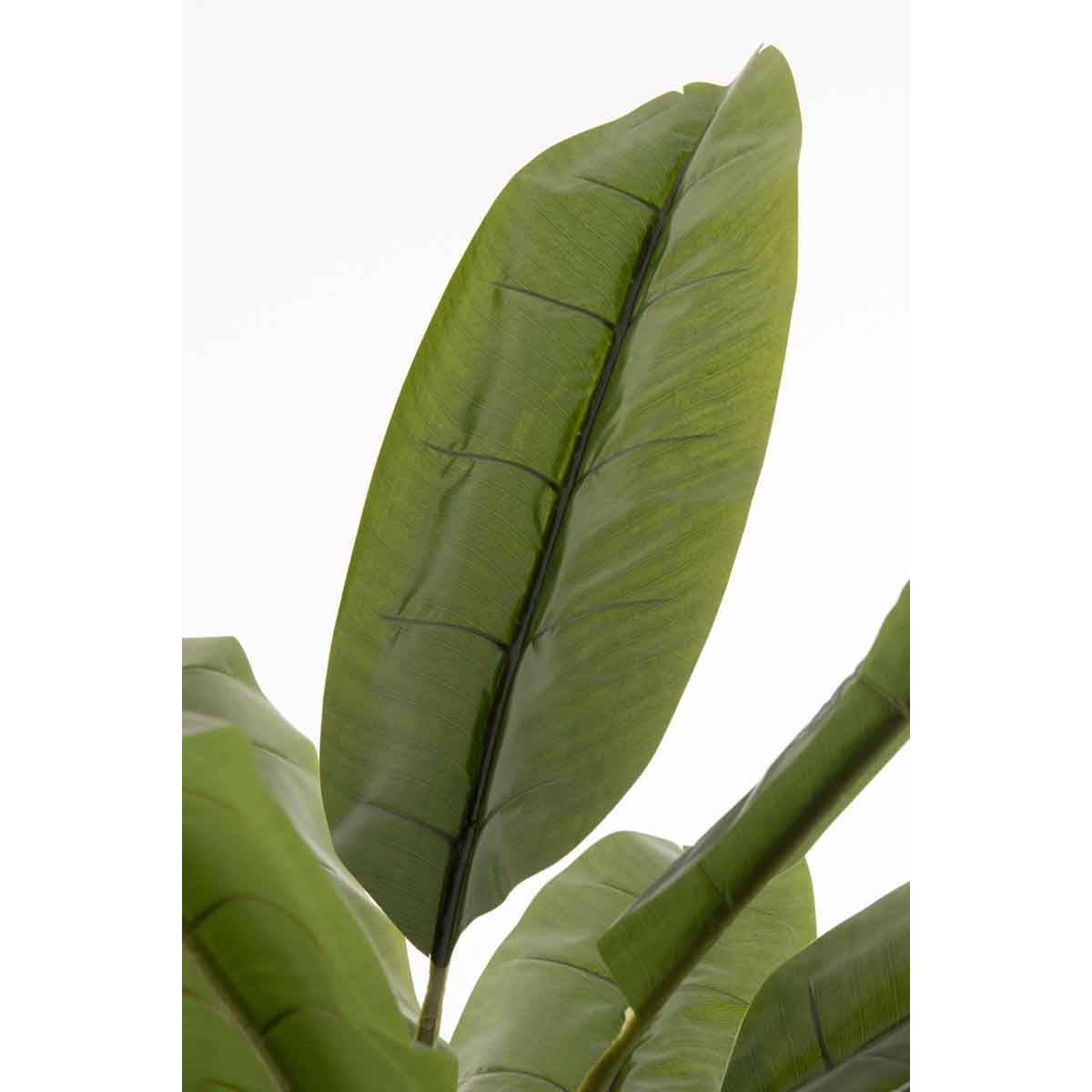 Plante Artificielle en Pot "Ficus" 129cm Vert & Noir - Image 3