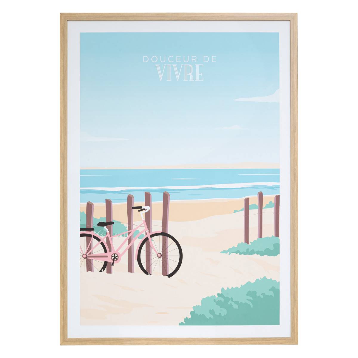 Atmosphera - Affiche encadrée & sous-verre Douceur de Vivre 50 x 70 cm - Imagen 1