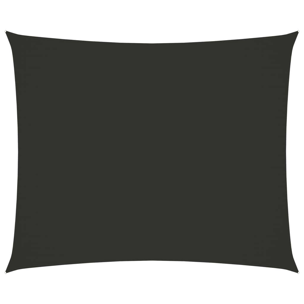 Helloshop26 - Voile toile d'ombrage parasol tissu oxford rectangulaire 2 x 3 m anthracite - Imagen 2