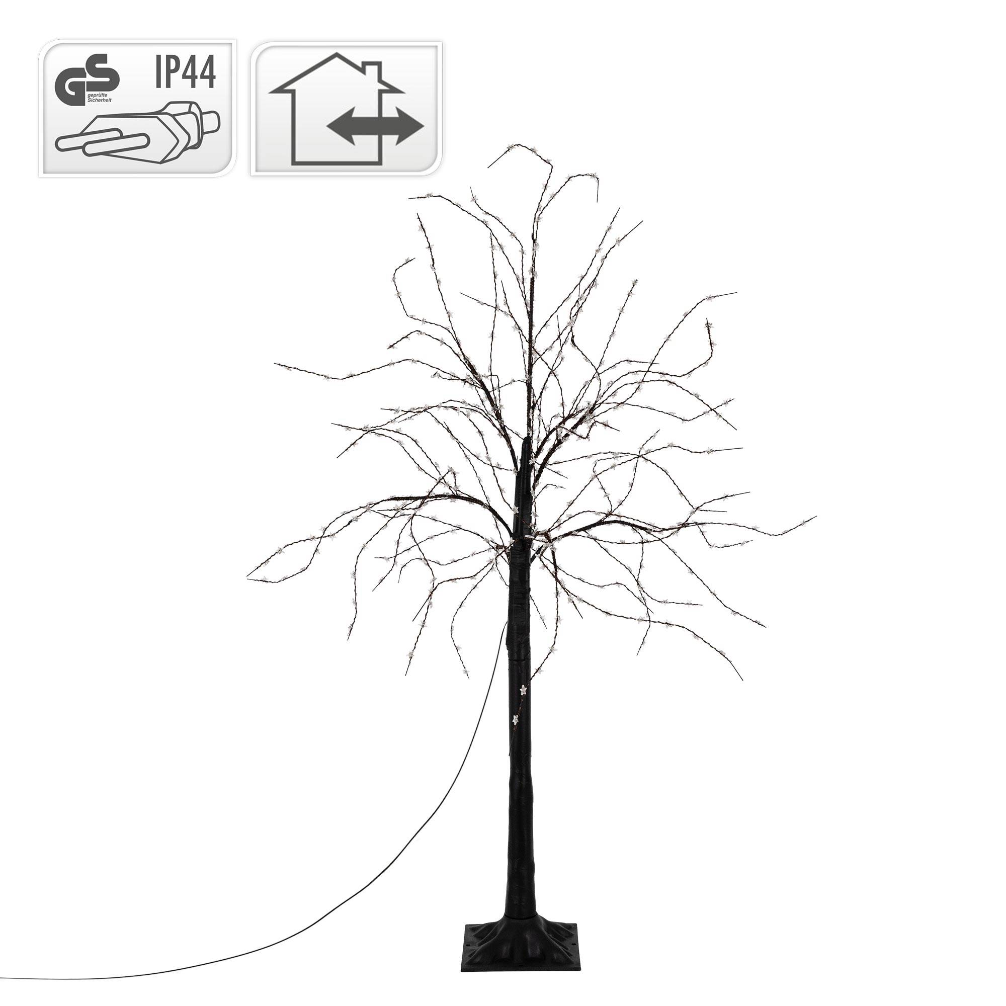 Ecd-Germany - Arbre de Noël décoratif 120 cm avec 480 LED blanc chaud branches flexibles IP44 - Imagen 3