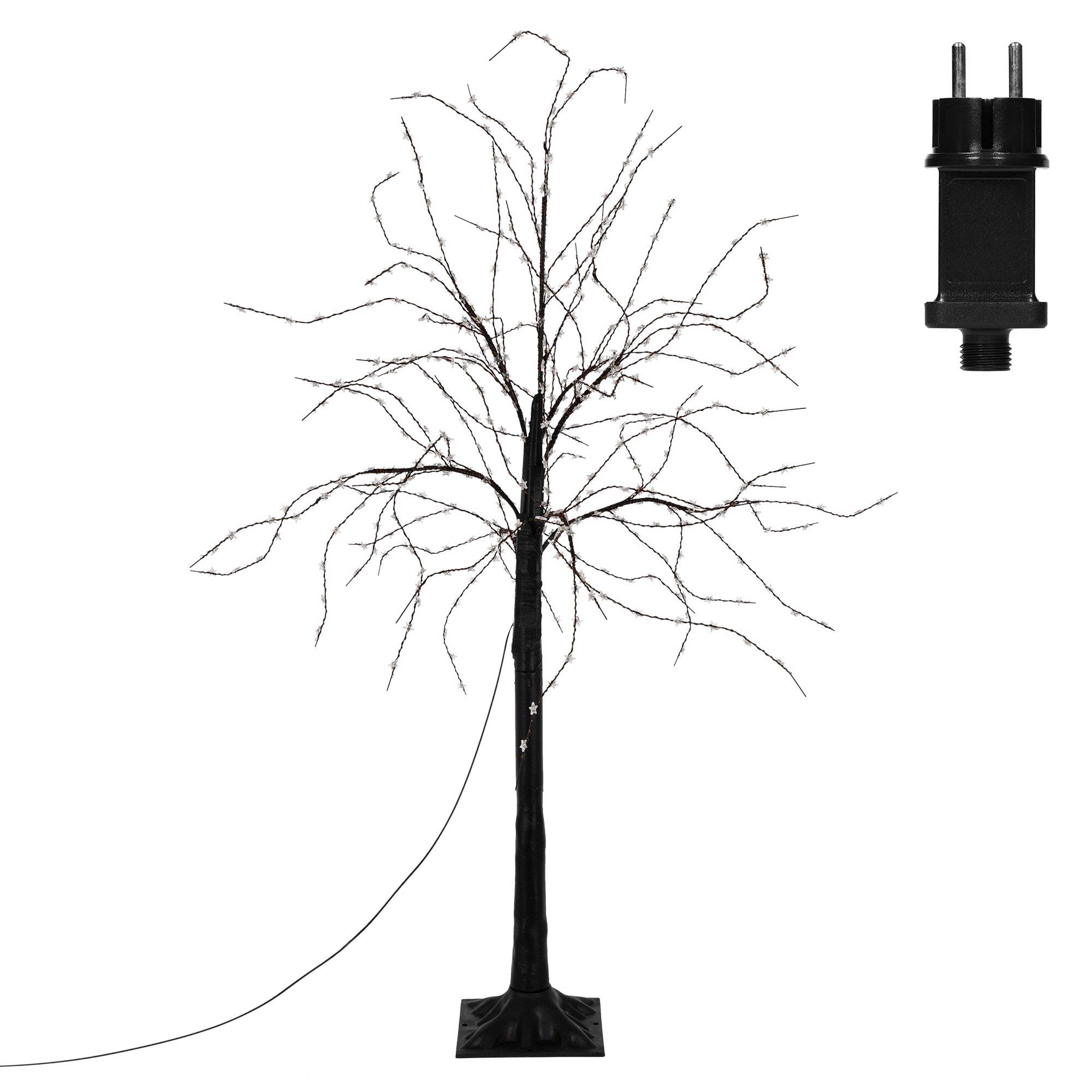 Ecd-Germany - Arbre de Noël décoratif 120 cm avec 480 LED blanc chaud branches flexibles IP44 - Imagen 2