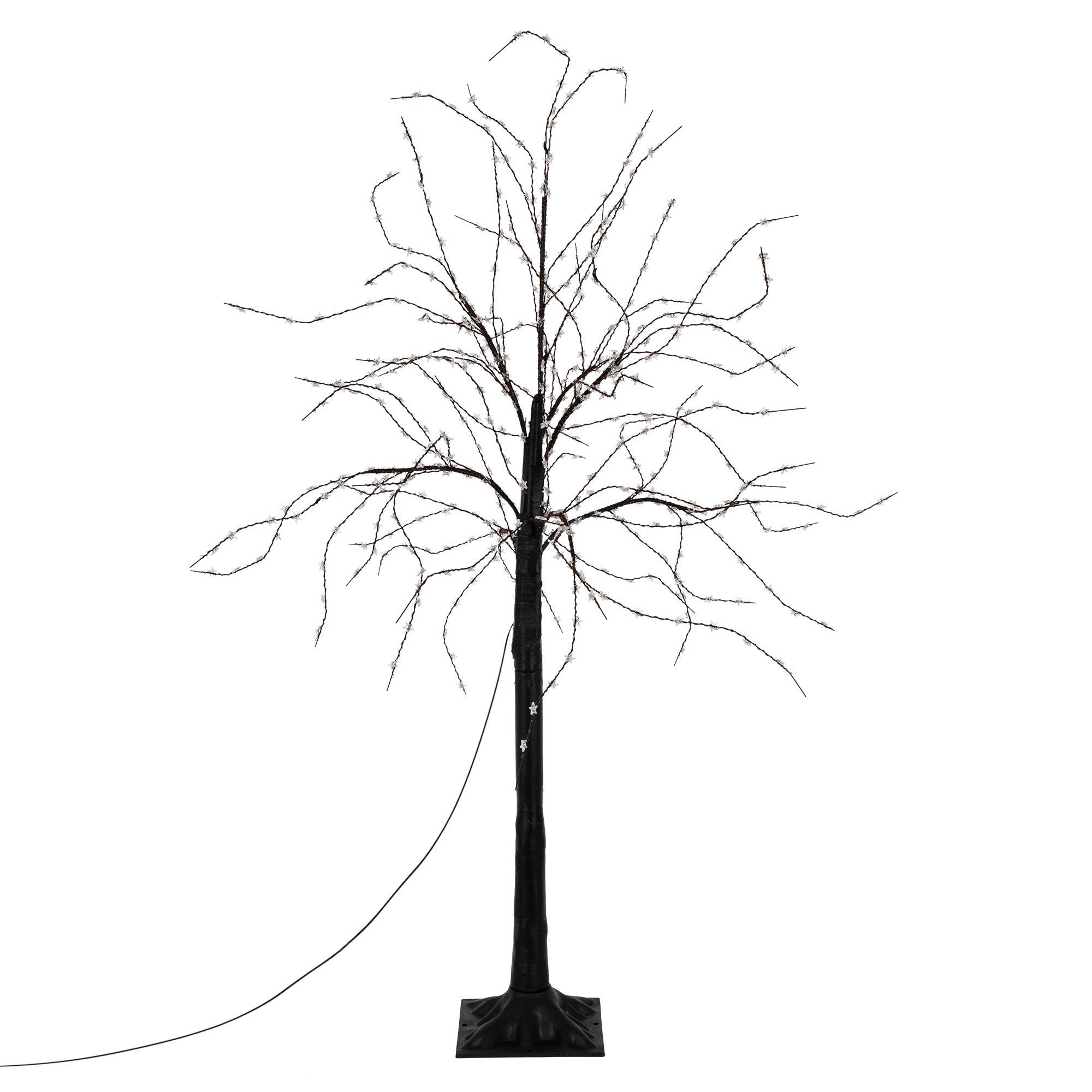 Ecd-Germany - Arbre de Noël décoratif 120 cm avec 480 LED blanc chaud branches flexibles IP44 - Imagen 7