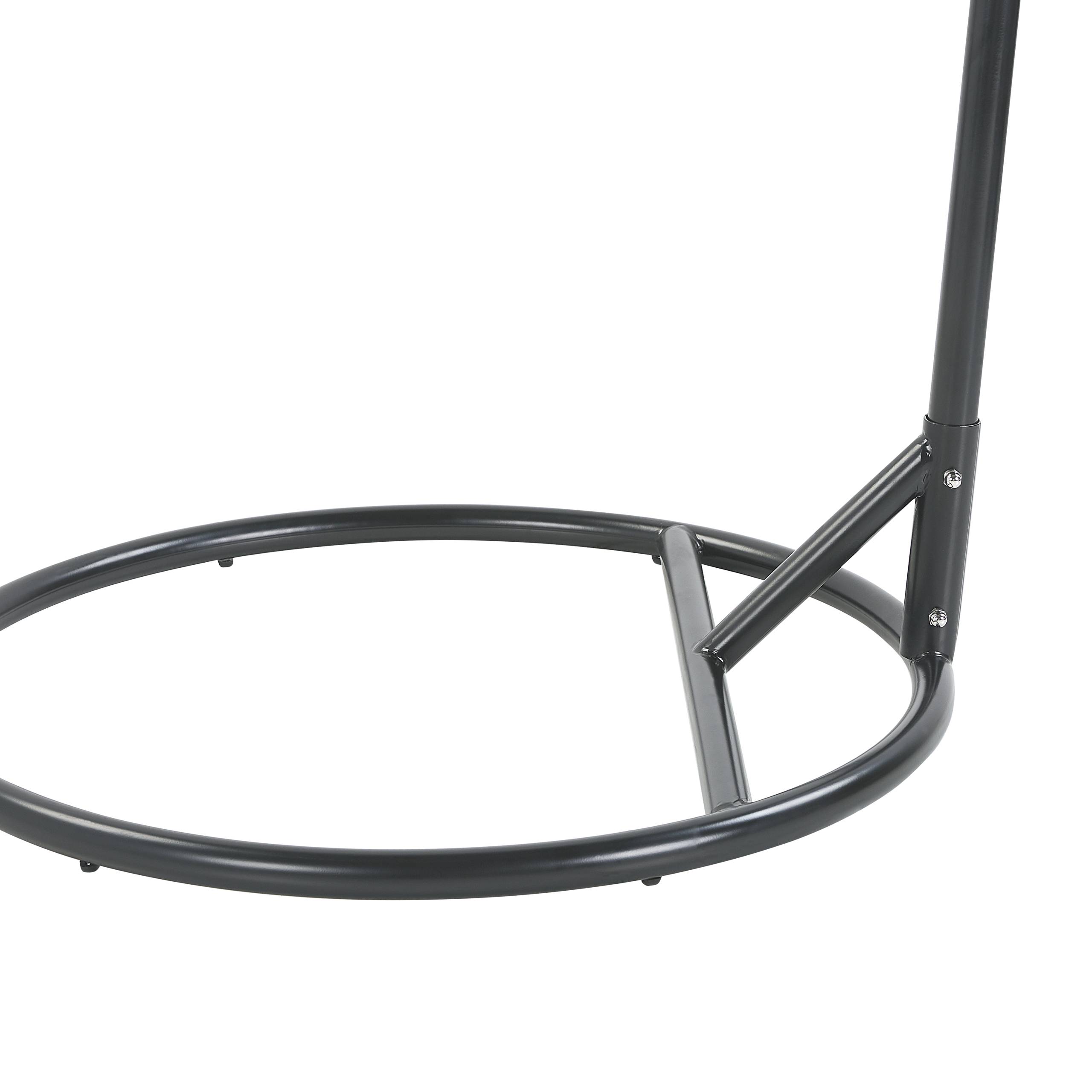 Beliani - Chaise porte-à-faux Polyrotin Noir ALBA - Beliani - Imagen 9