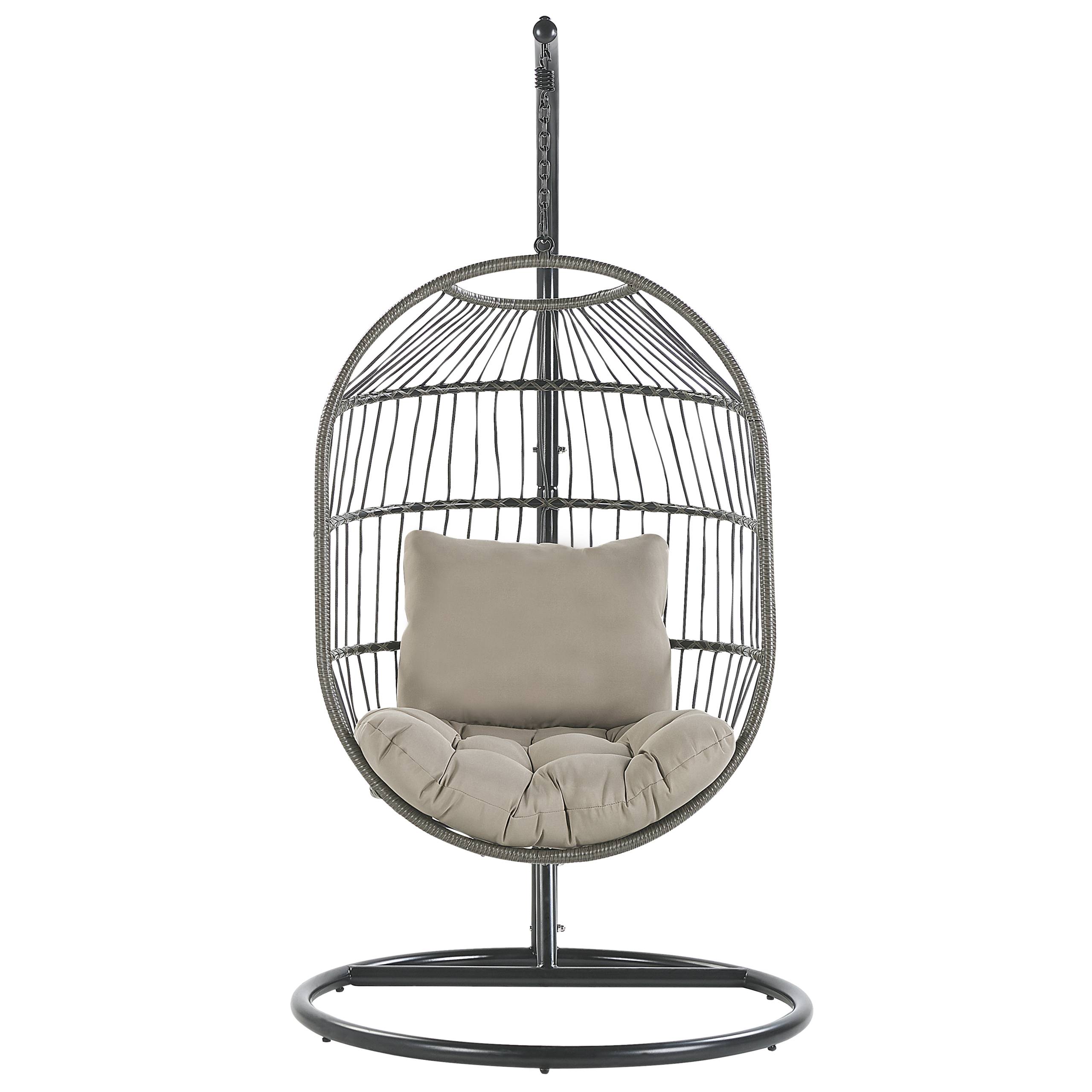 Beliani - Chaise porte-à-faux Polyrotin Noir ALBA - Beliani - Imagen 3